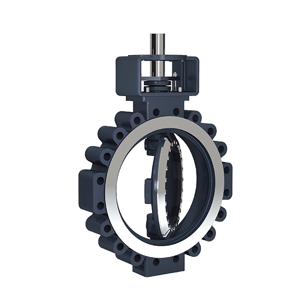 三偏心全金属凸耳双向压蝶阀